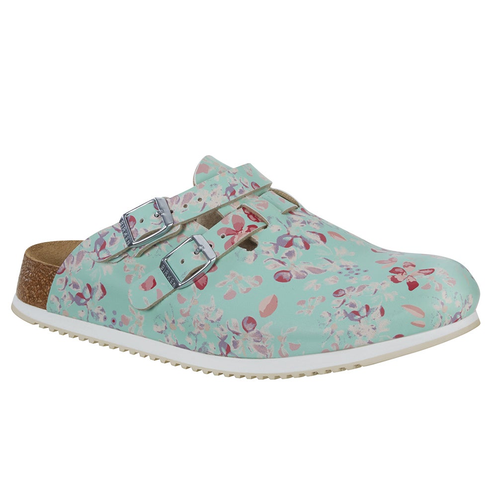 Zueco Birkenstock Kay SL BF DD Flower Field Mint