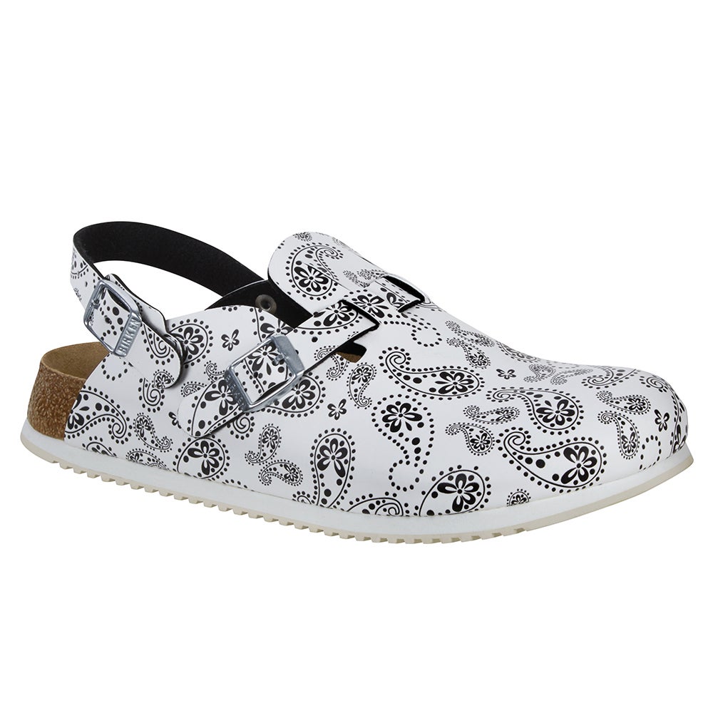 Zueco Birkenstock Kay SL BF DD Paisley Black/White
