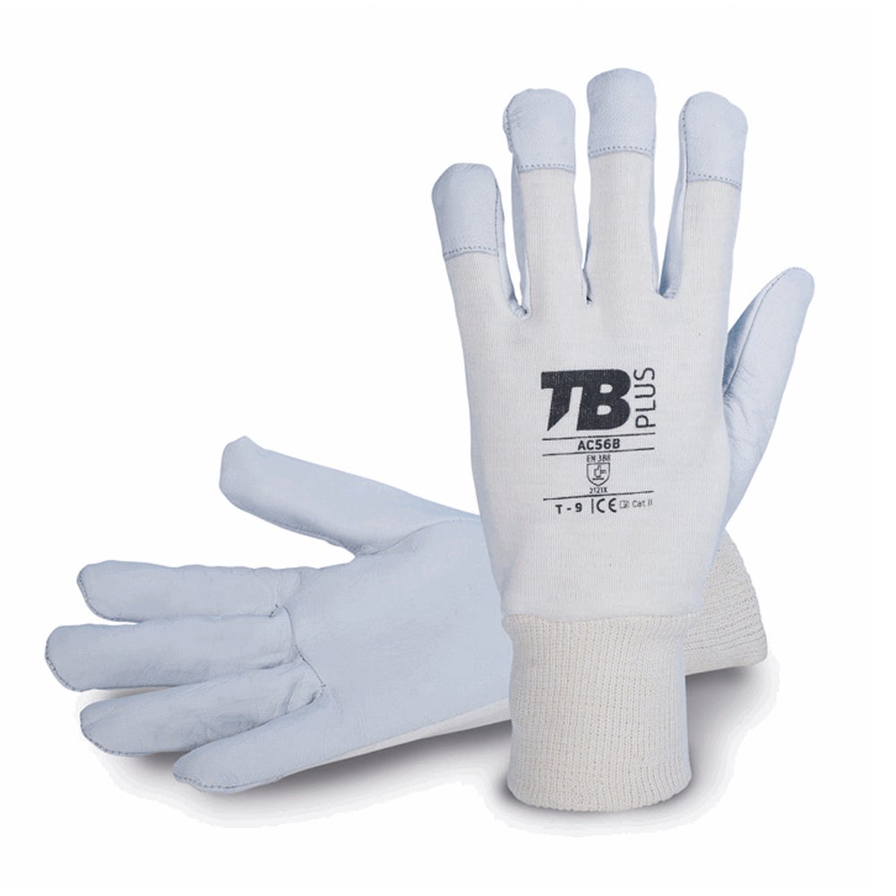 Guante piel flor AC56B (1 par)