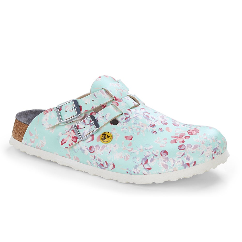 Zueco Birkenstock Kay ESD BF Flower Field Mint