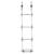 Escalera de cuerda 310 mm 17 peldaños
