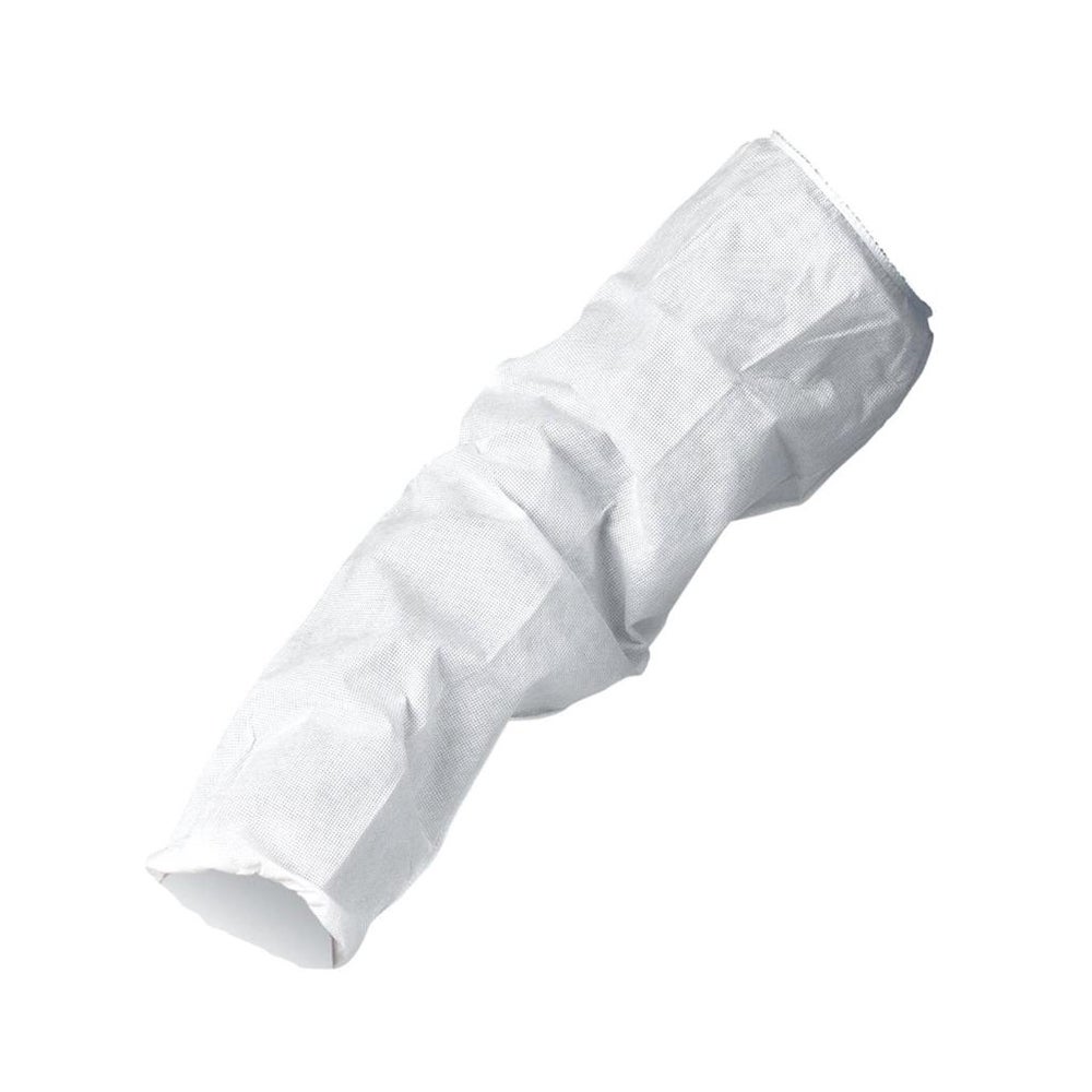 Manguito con puño elástico blanco (pack 150 pares)