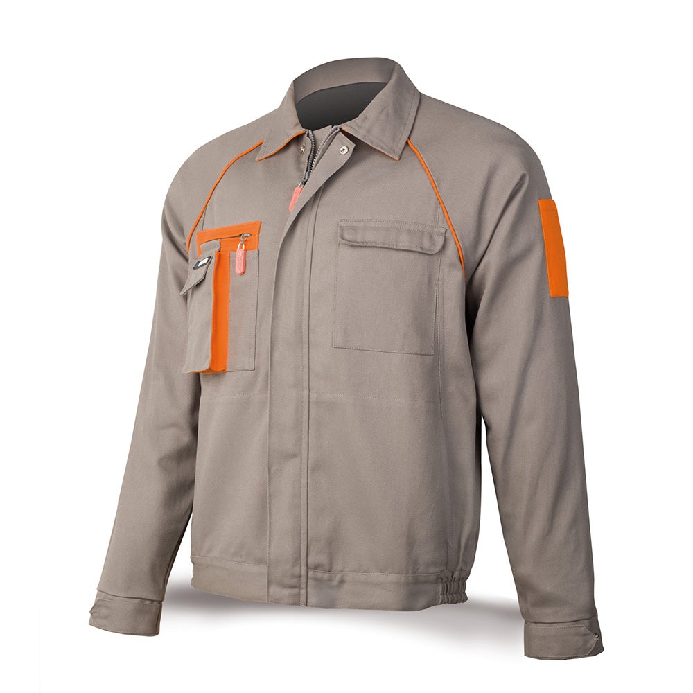 Cazadora algodón Supertop gris