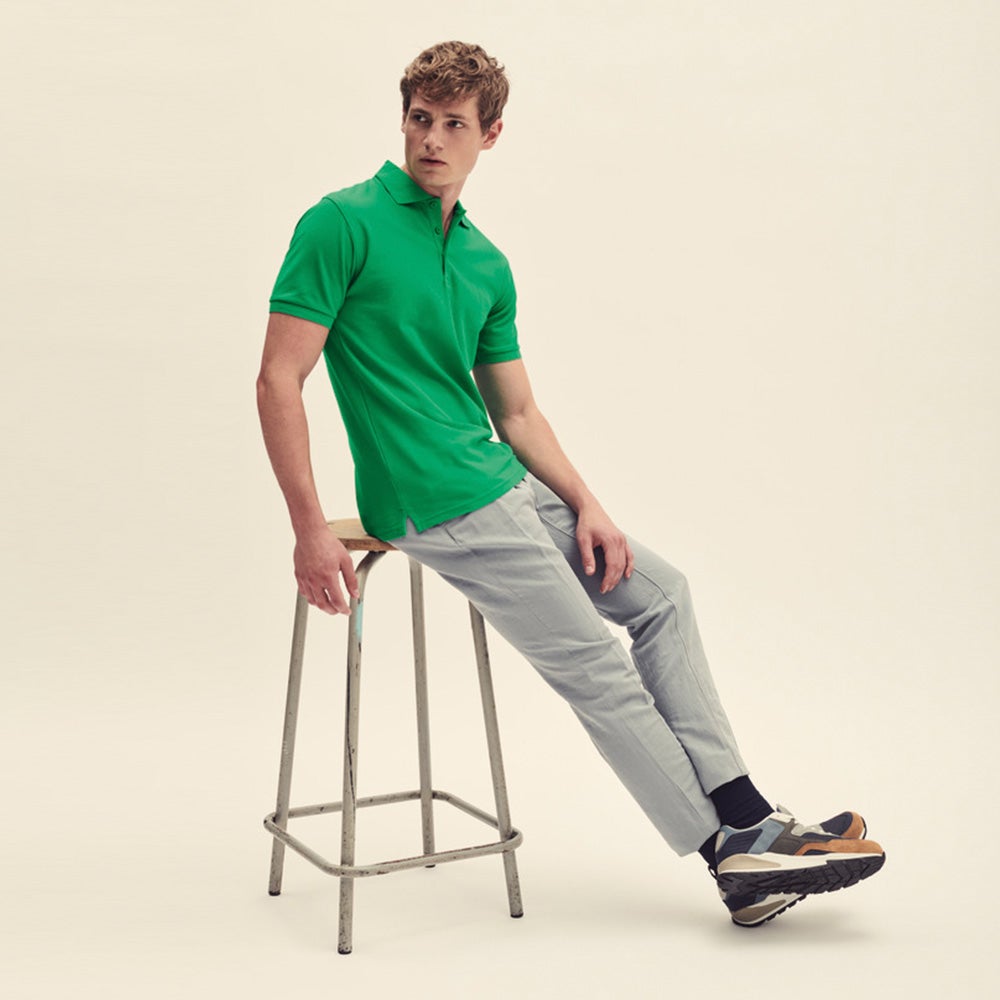 Polo Fruit of the Loom Premium Piqué manga corta hombre
