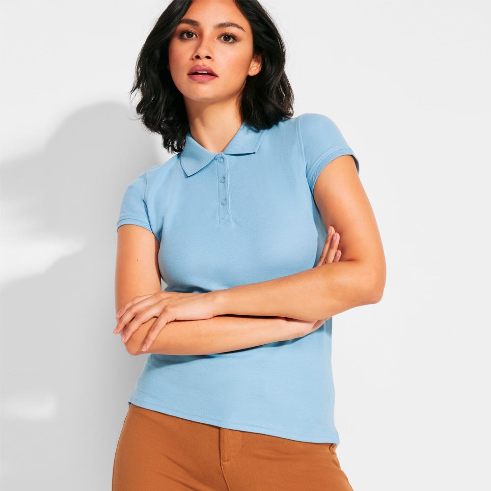 Polo top corto mujer