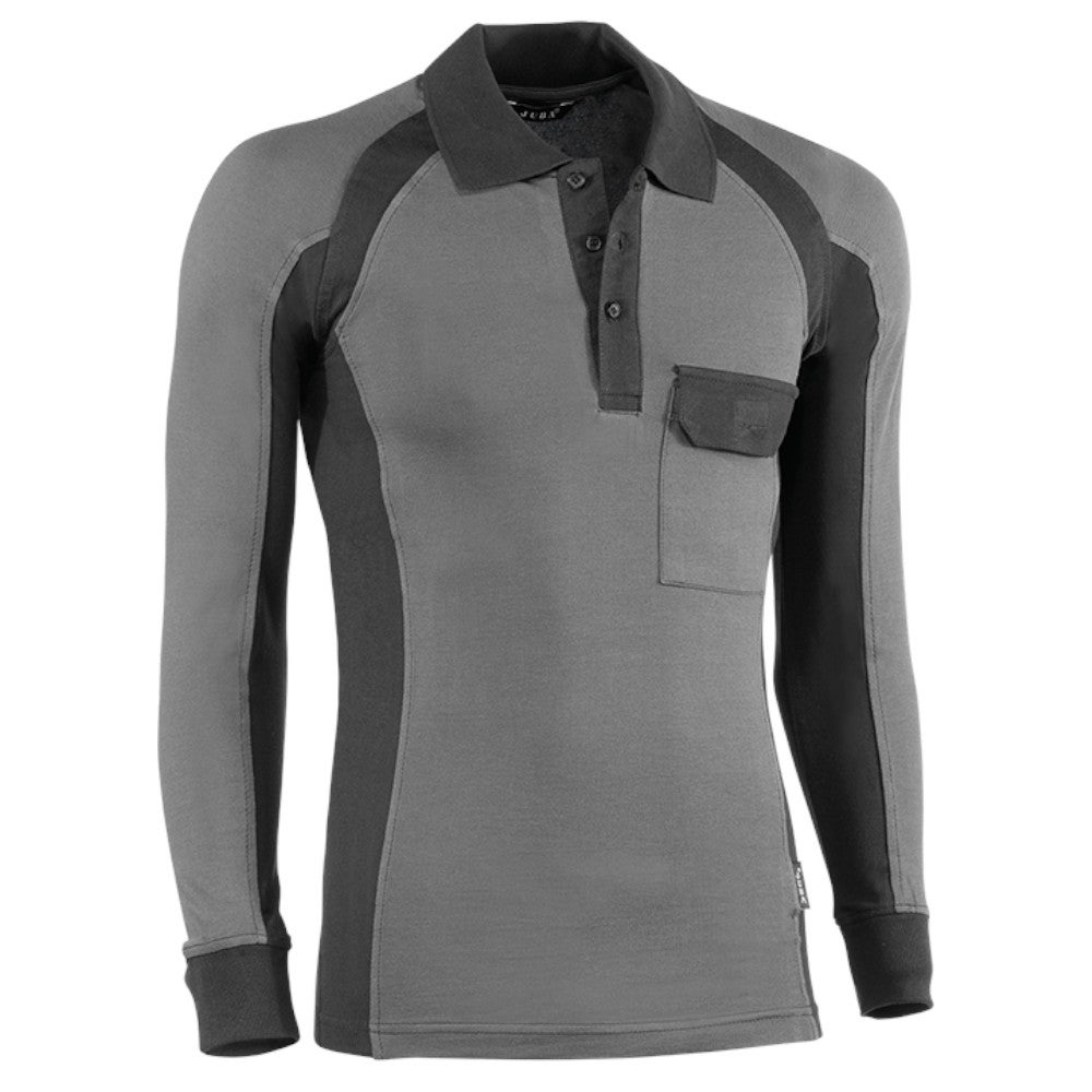 Polo Juba piqué flex manga larga hombre