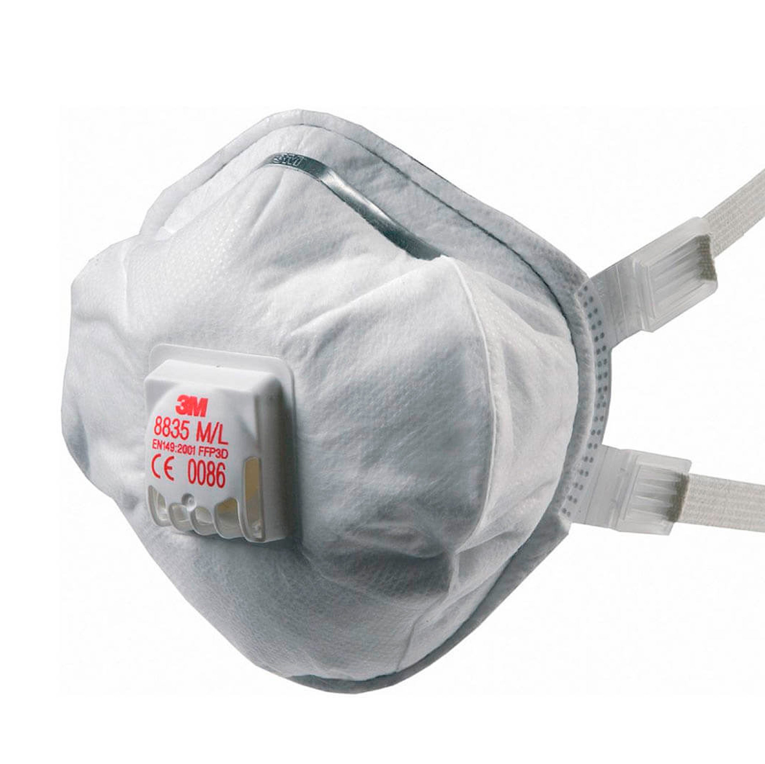 Mascarilla 8835 FFP3 con válvula (5 Uds.)