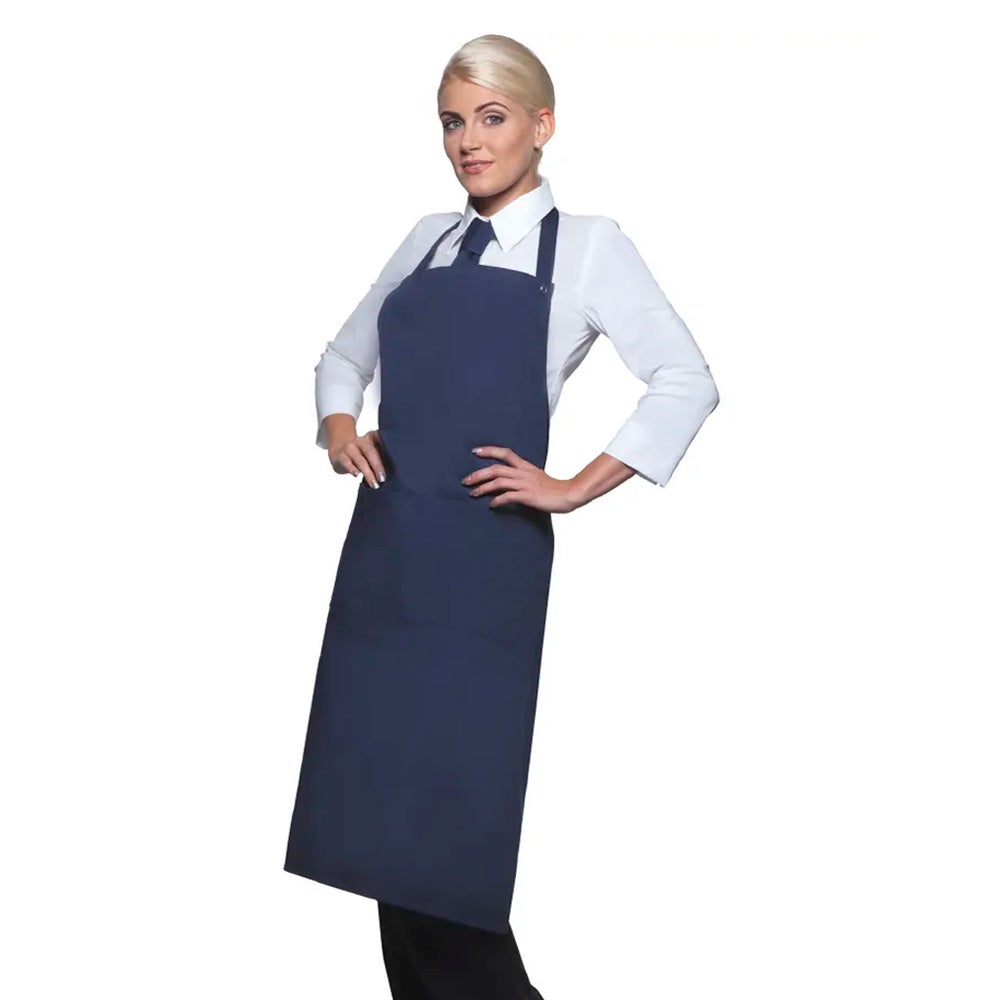 Avental com peito Teneriffa azul marinho