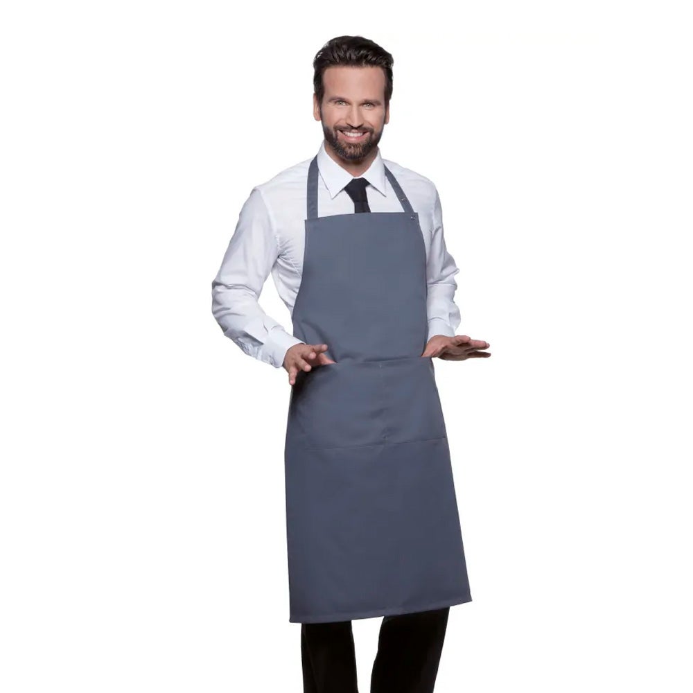 Avental com peito Teneriffa cinza