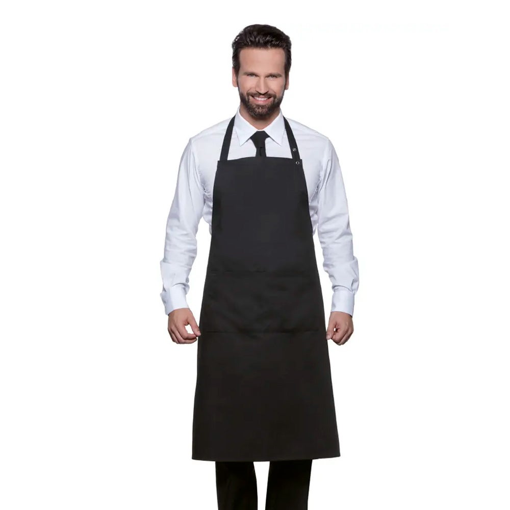 Avental com peito Teneriffa preto