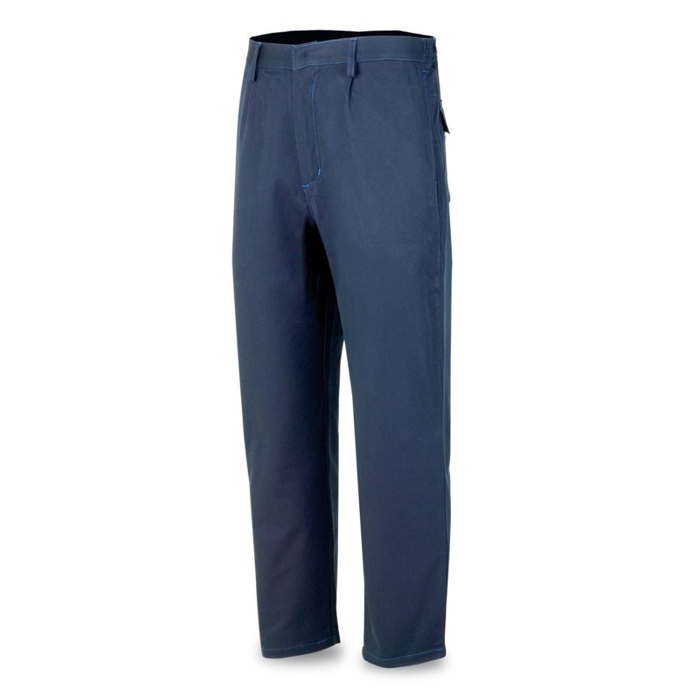 Pantalón ignífugo y antiestático azul