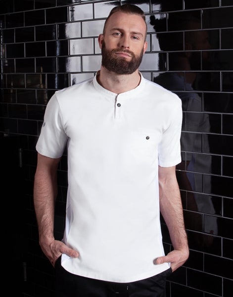 Camisa de trabajo smart manga corta blanco hombre