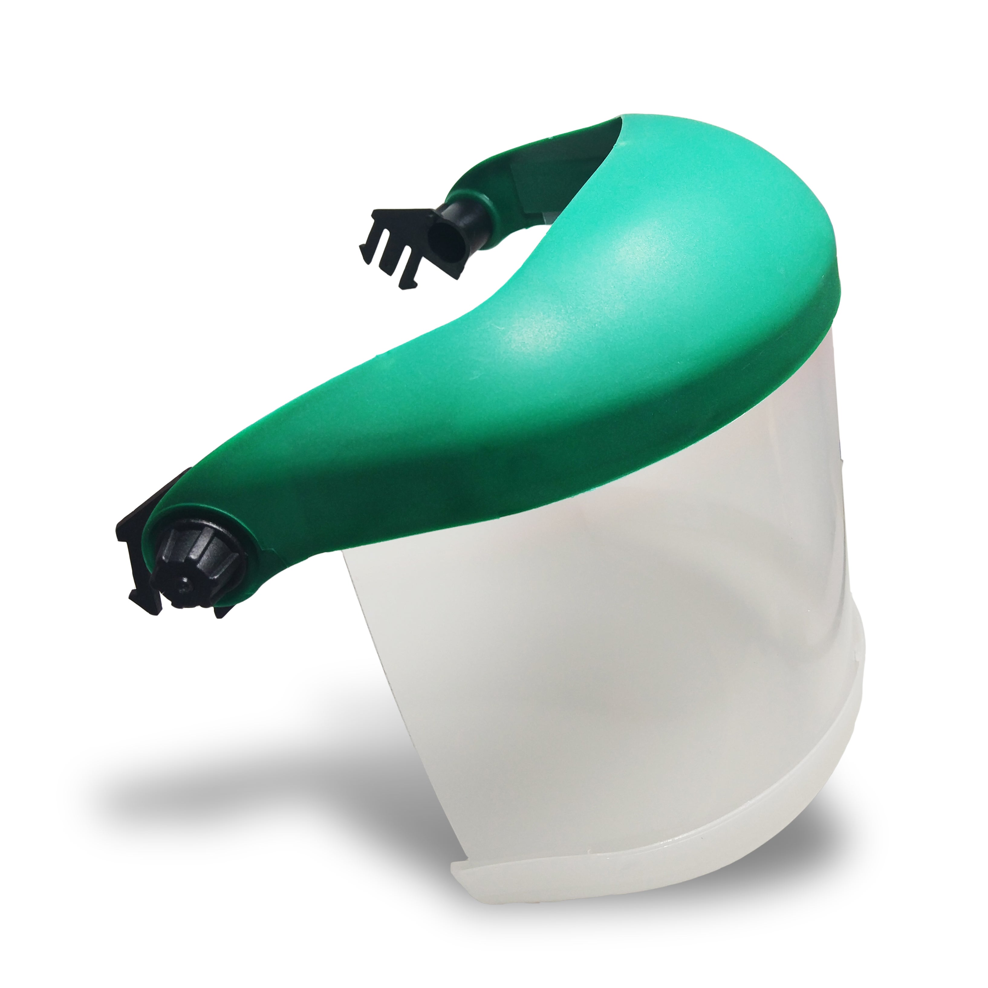 Pantalla protectora abatible con barbilla