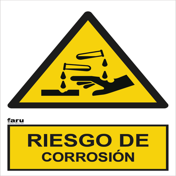 Señal Riesgo De Corrosión A4