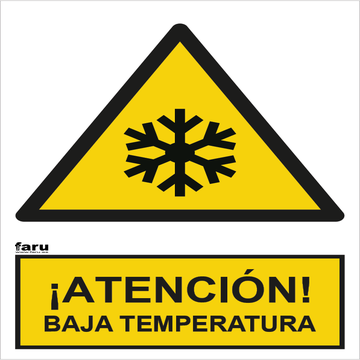 Señal Atención Baja Temperatura A3