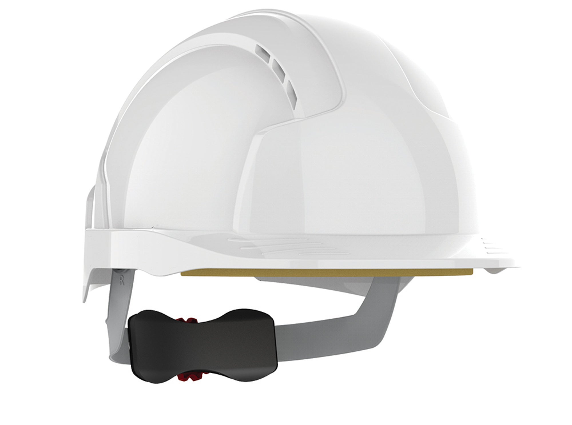 Casco Evo Lite Ajb17 Ventilado Con Ruleta-Blanco