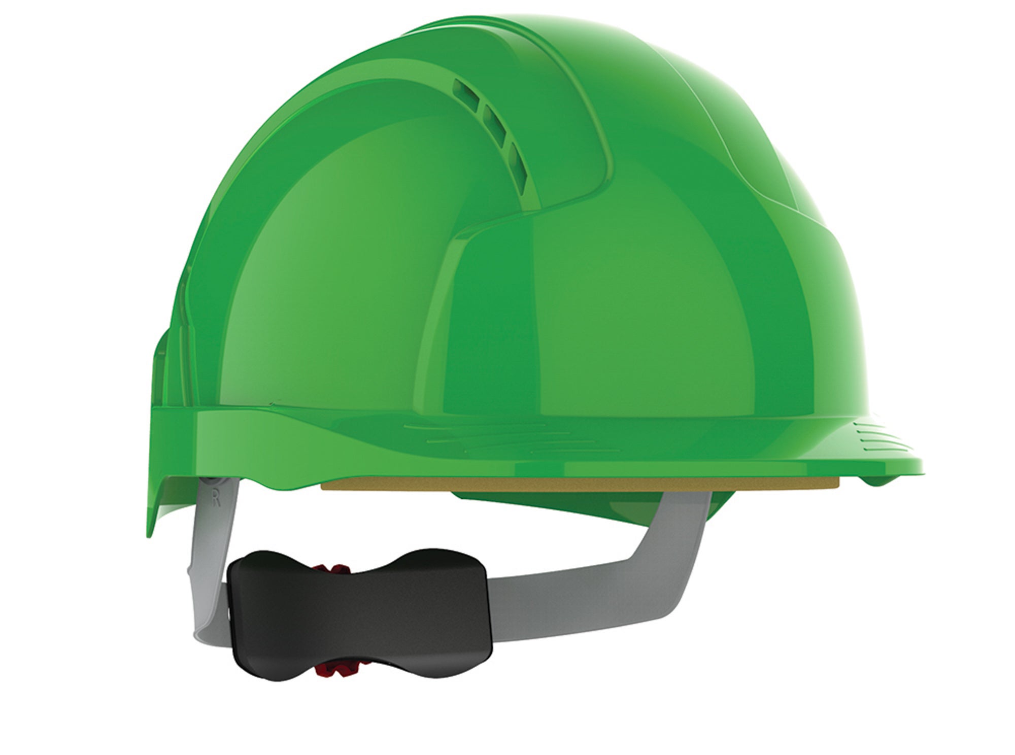 Casco Evo Lite Ajb17 Ventilado Con Ruleta-Verde