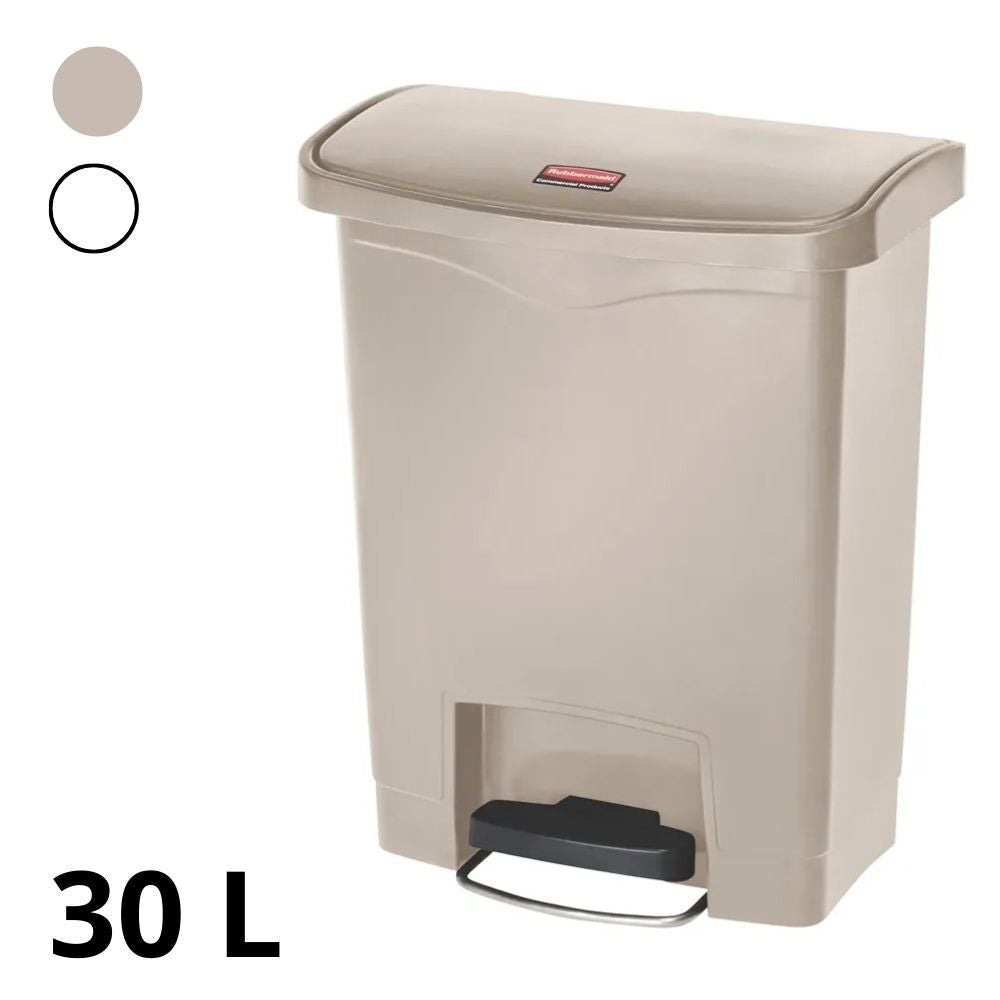 Contenedor de resina con pedal frontal Slim Jim 30 litros