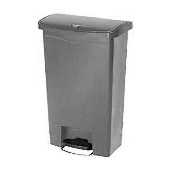 Contenedor Slim Jim Resina Pedal Frontal 90 L-Gris