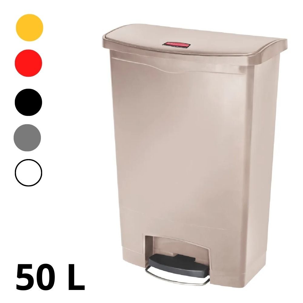 Contenedor de resina con pedal frontal Slim Jim 50 L