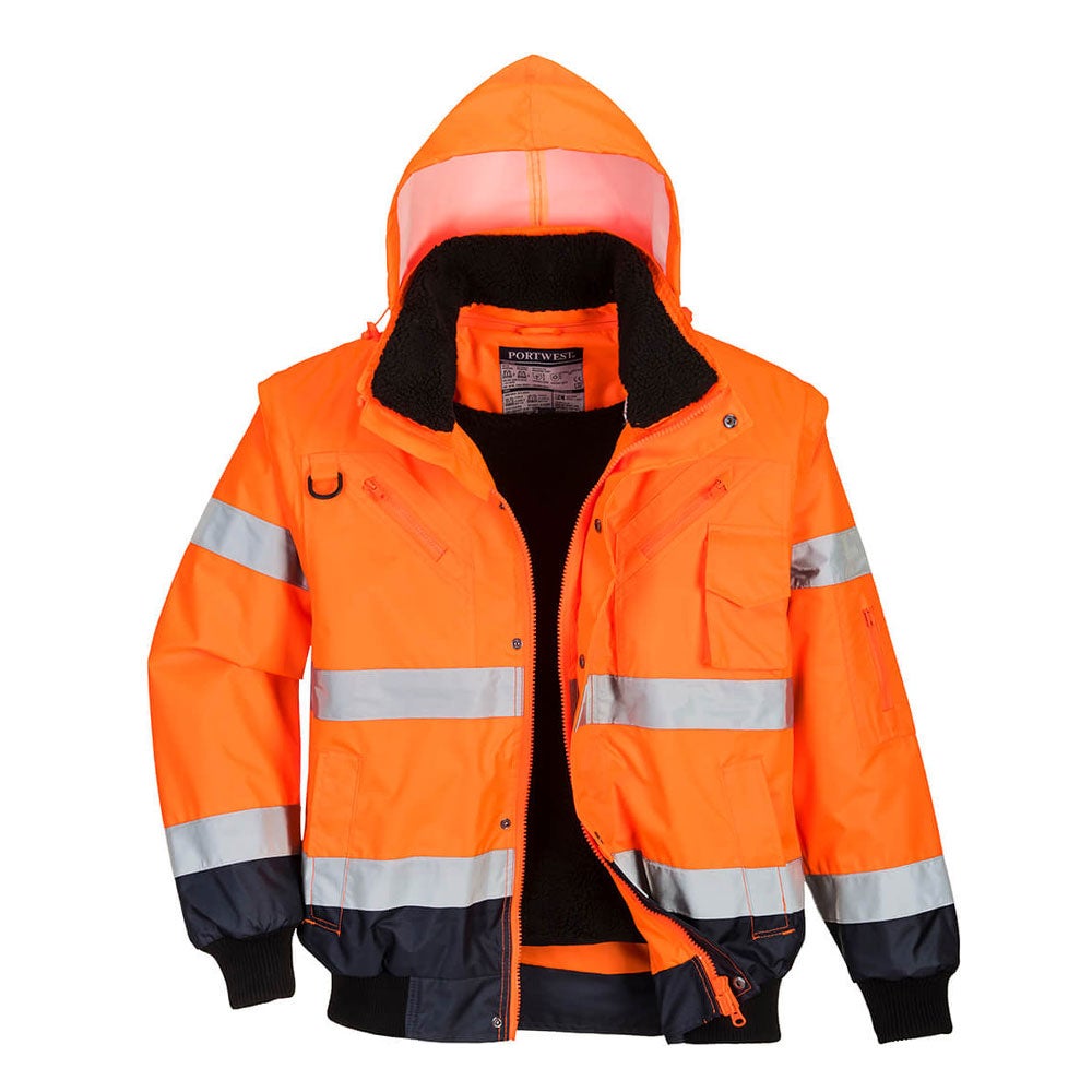 Parka alta visibilidad Portwest Contrast