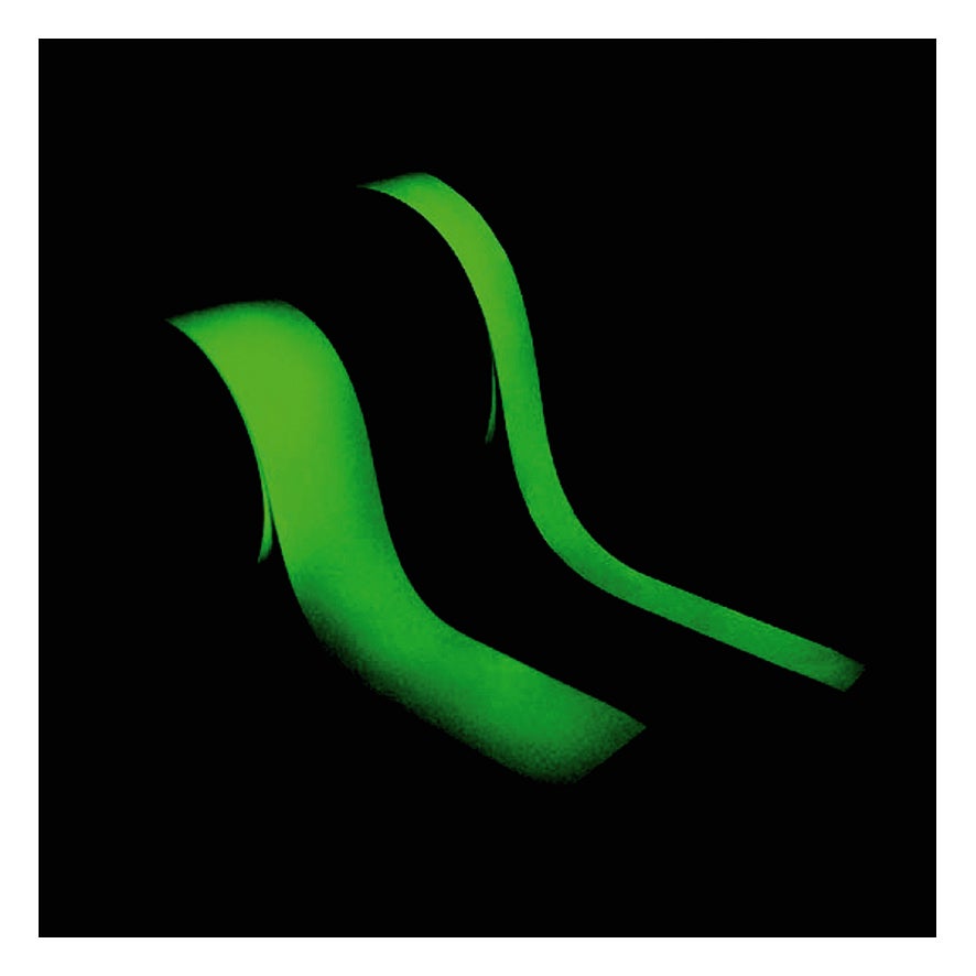 Cinta adhesiva fotoluminiscente