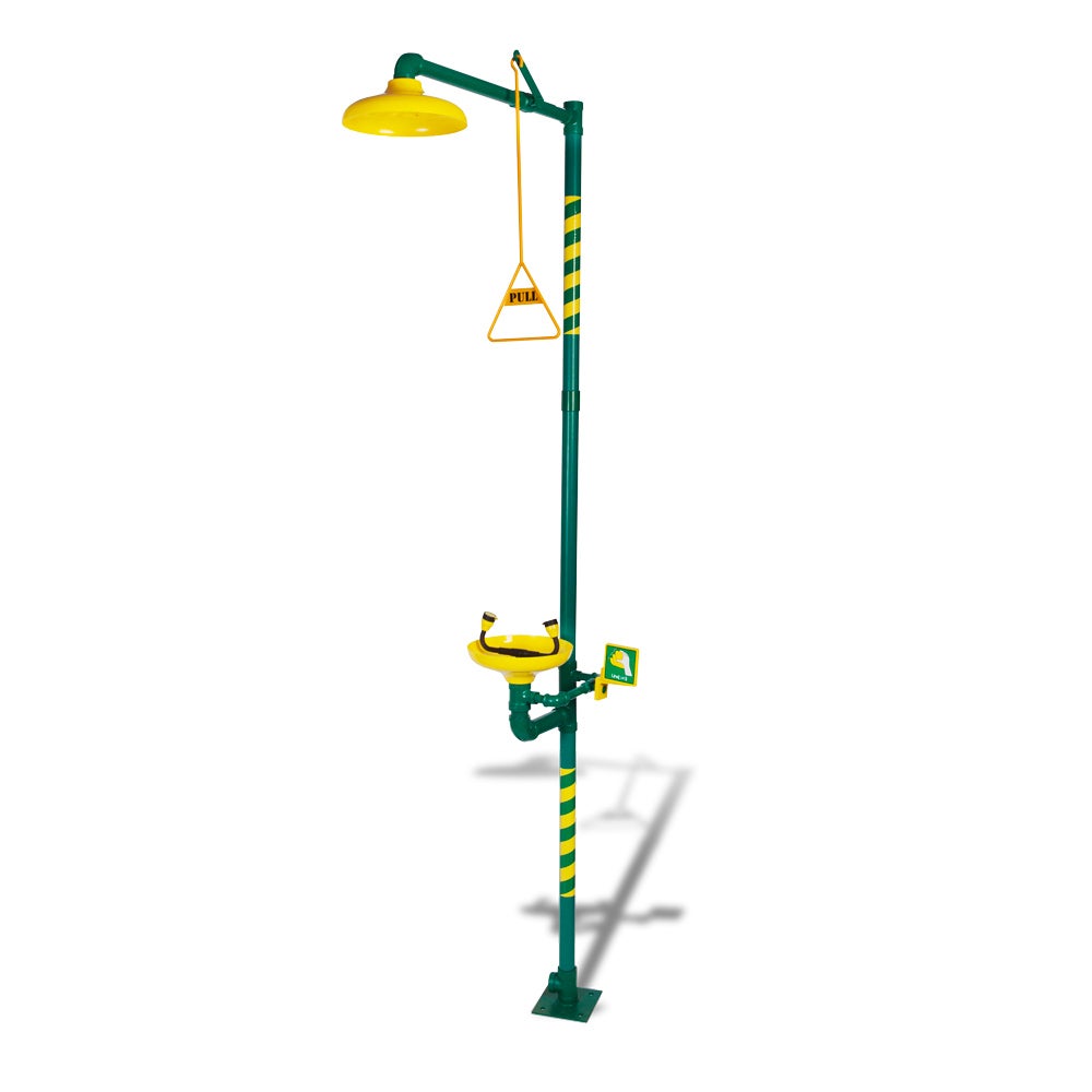 Ducha Lavaojos Basic Con Pedestal