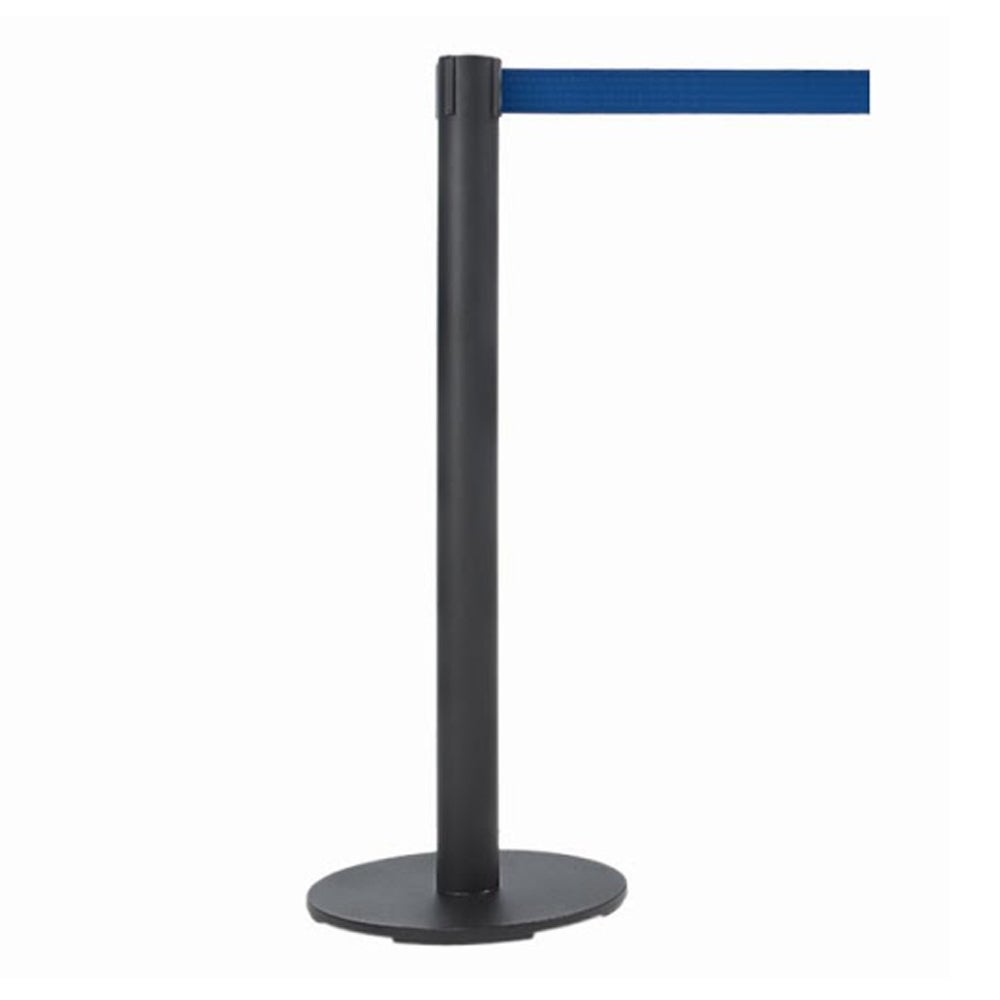 Poste negro texturizado cinta 3 m Azul