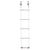 Escalera de cuerda 310 mm 17 peldaños