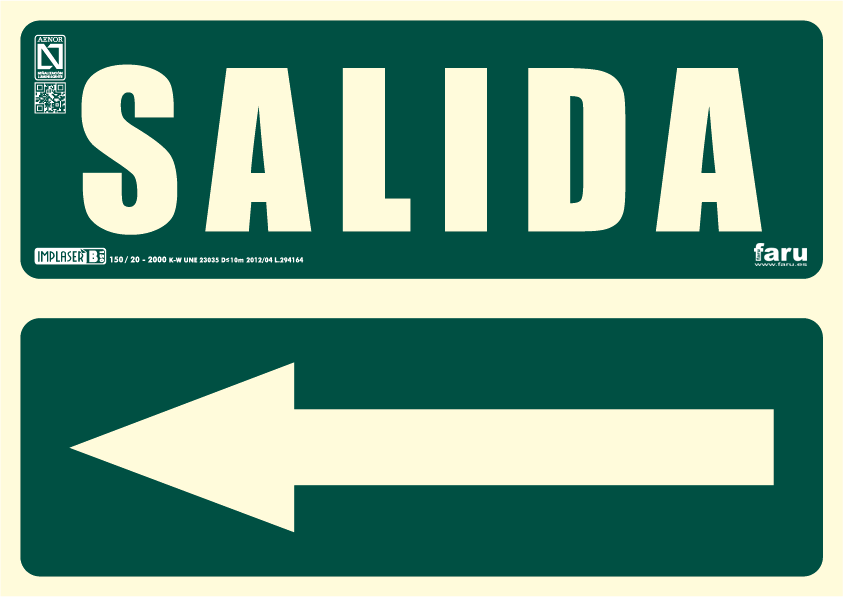 Señal Salida Izquierda A3