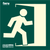 Señal Salida Puerta Derecha 22,4 X 22,4 Cm