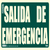 Señal Salida De Emergencia 32 X 16 Cm