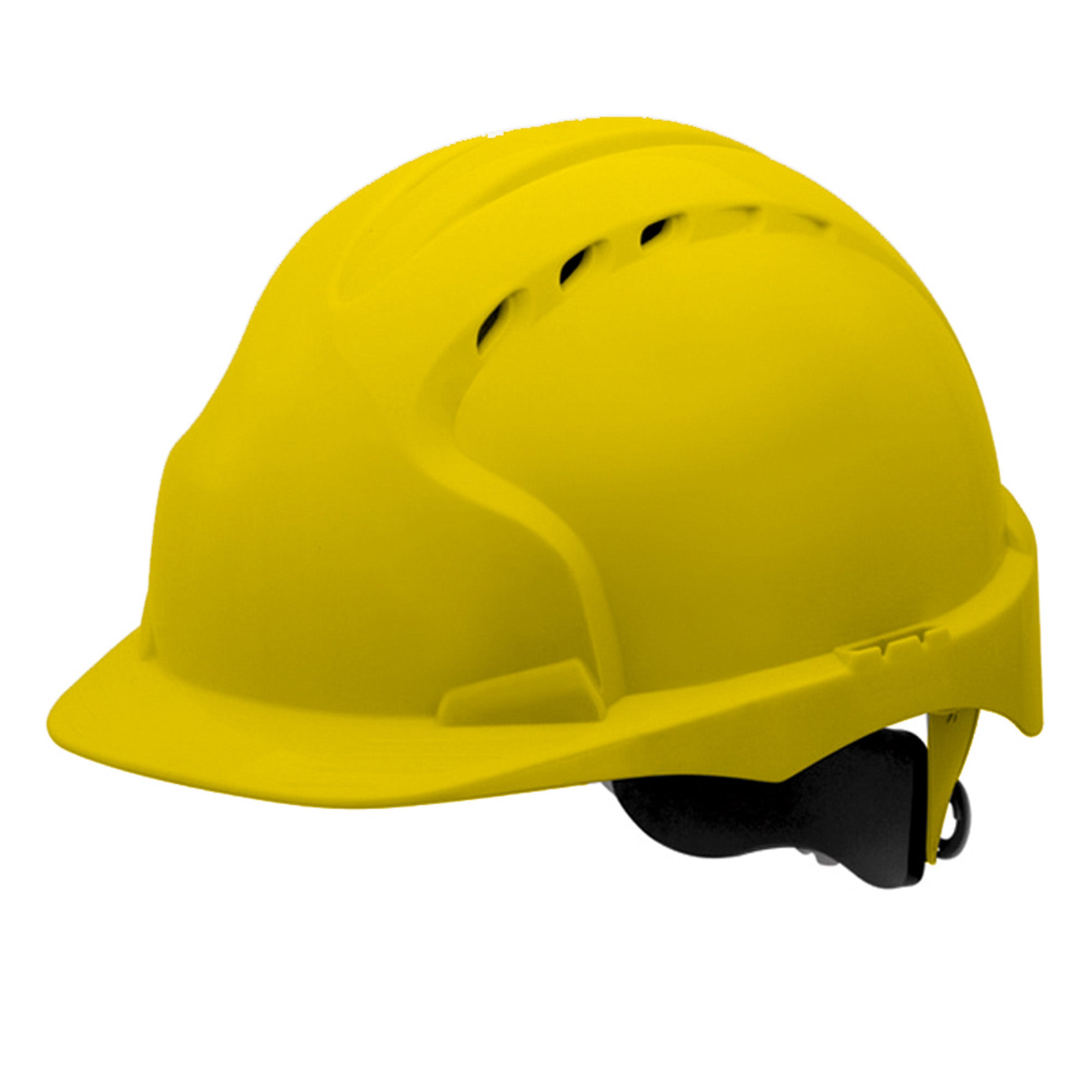 Casco EVO3 ventilado ruleta-Amarillo