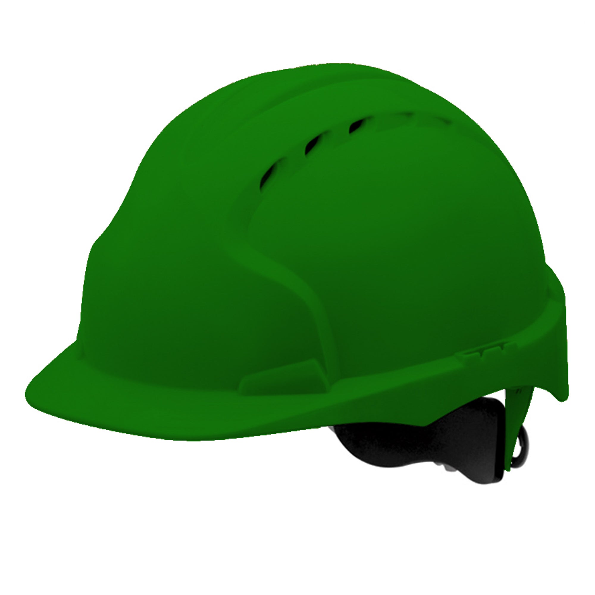 Casco EVO3 ventilado ruleta-Verde