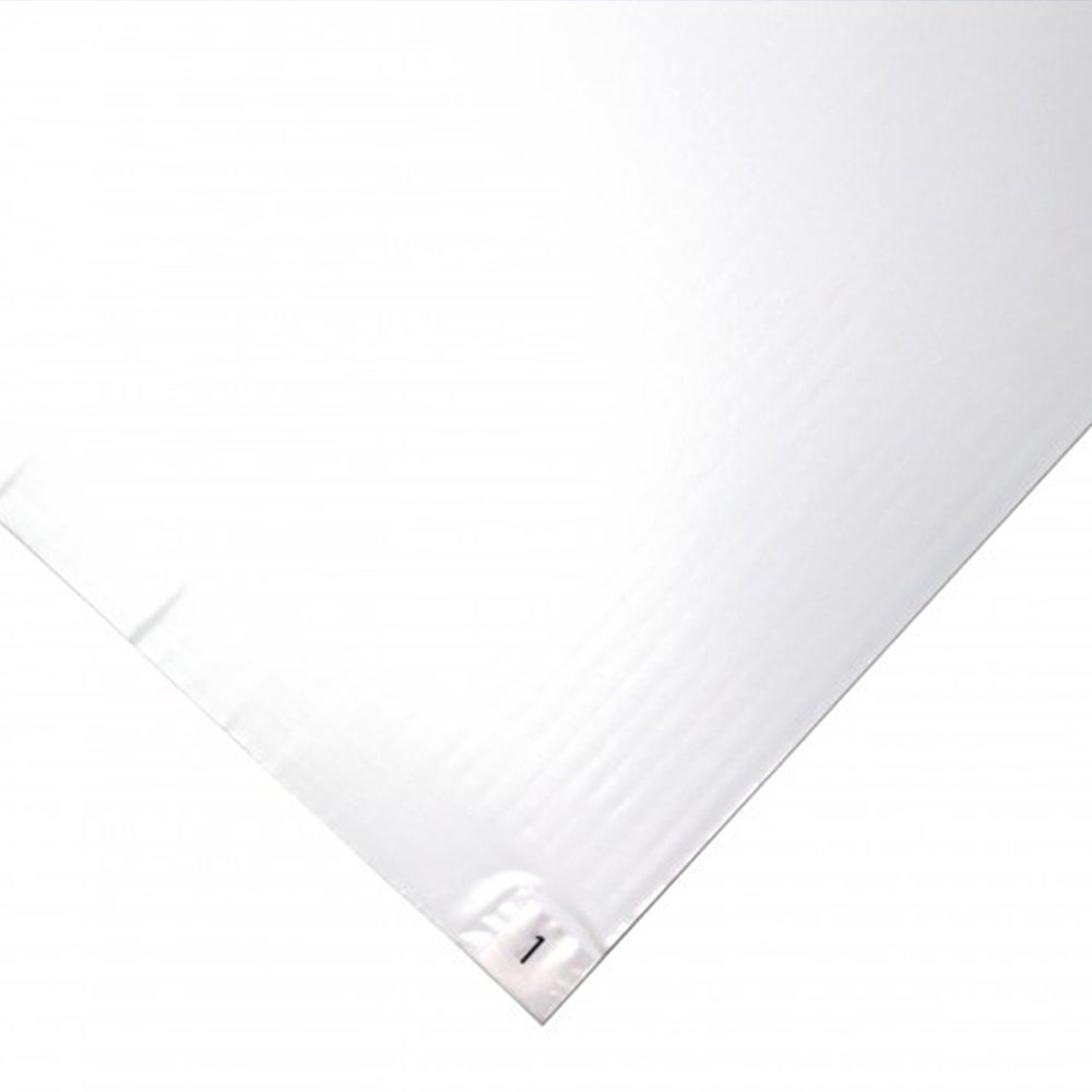 Alfombra higiénica 0.45m x 1.17m. Pack 4 alfombras X30 láminas. Fondo Blanco