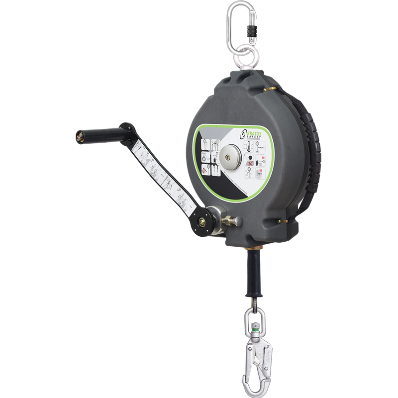 Anticaídas con rescatador cable inox 30 metros FA 20 401 30S