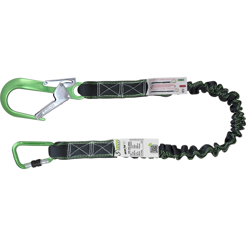 Cinta elástica 2m con absorbedor integrado gancho alu Ø 60mm (FA 30 900 20)