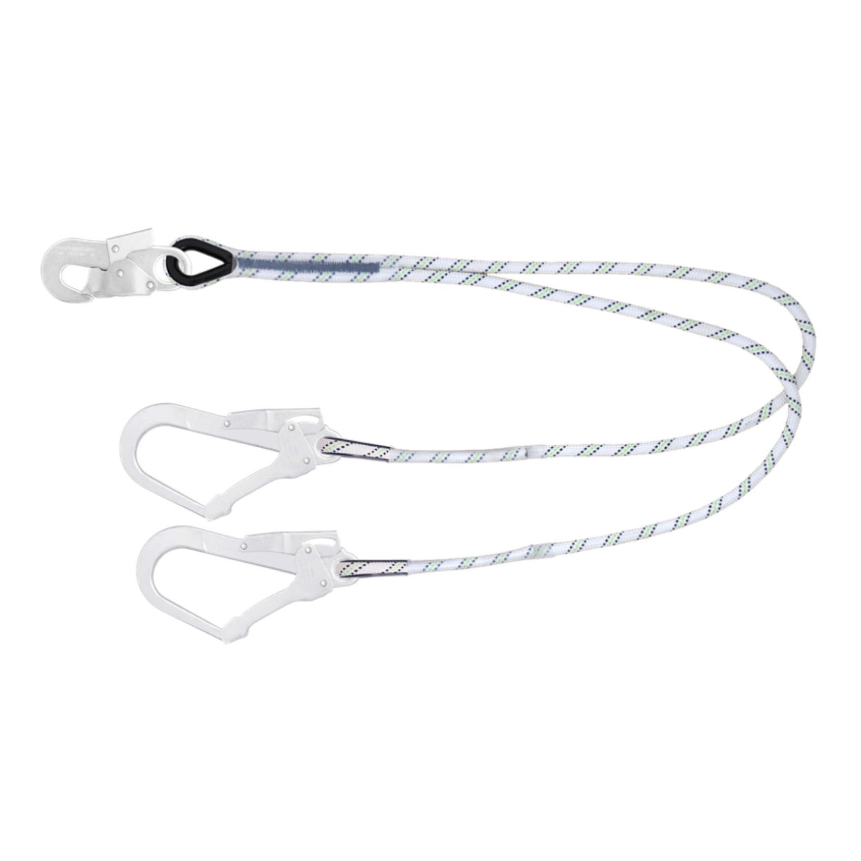 Cuerda de amarre doble 1,5 metros y ganchos Ø 50 mm