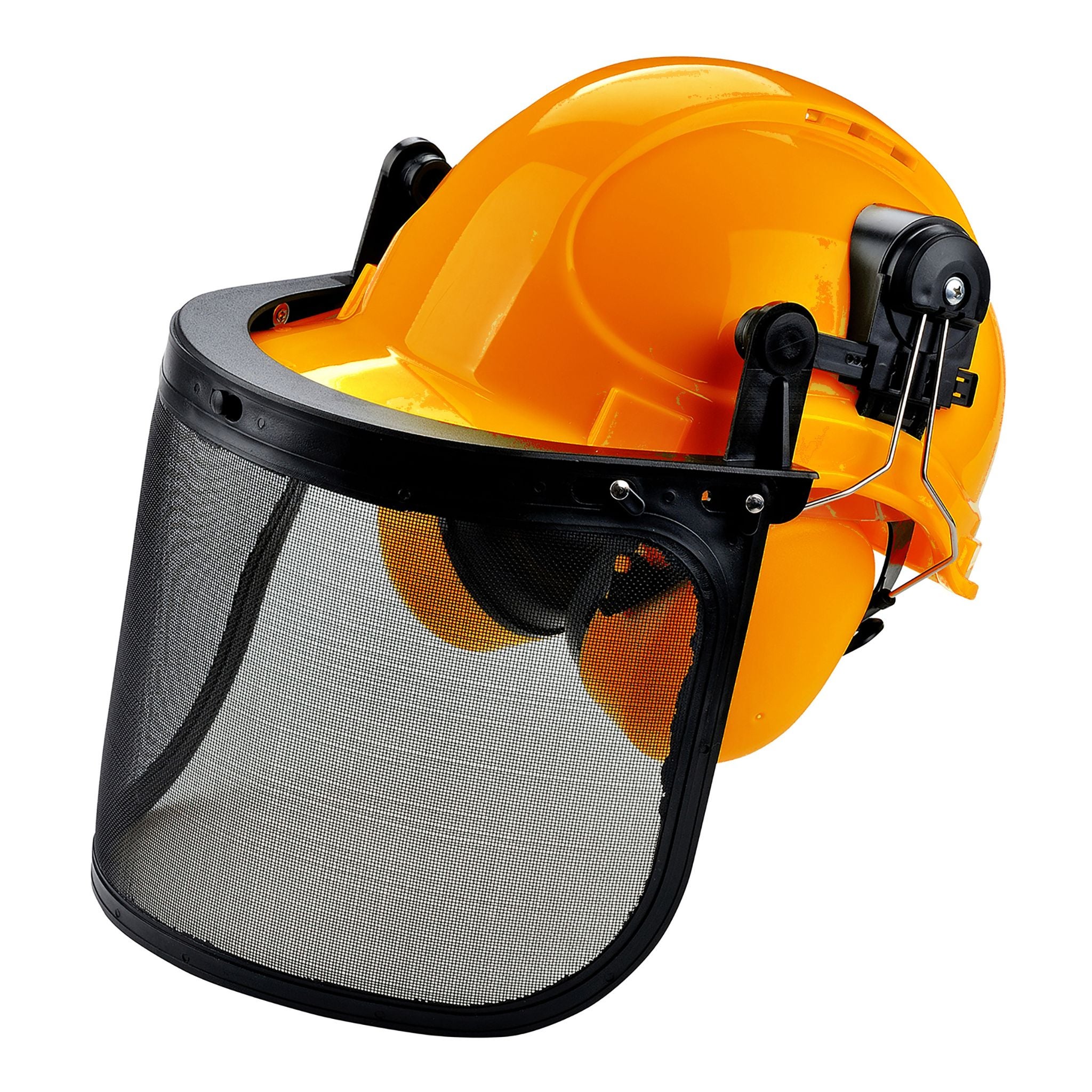 Equipo forestal con casco y protección auditiva básico