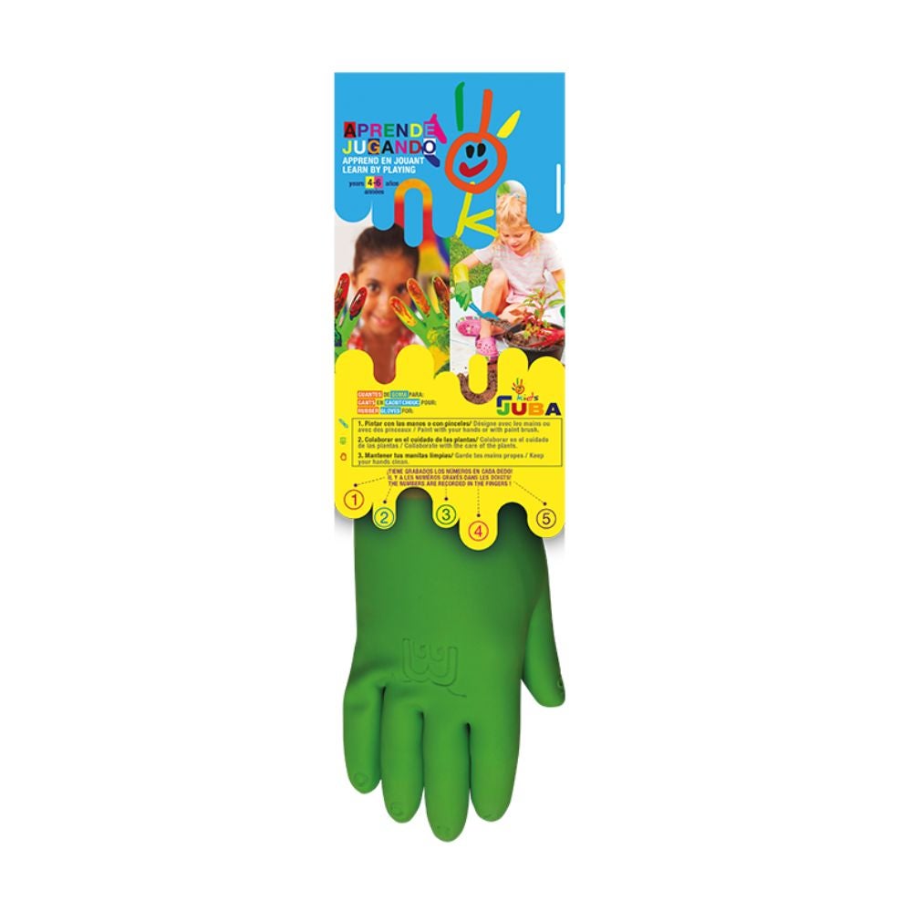 Guante Juba de látex natural para niño (1 par)-Talla 4Y