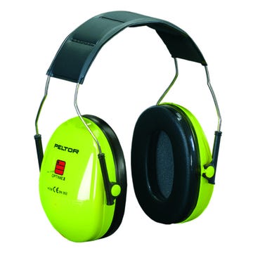 Protector auditivo Optime I Alta Visibilidad para cabeza