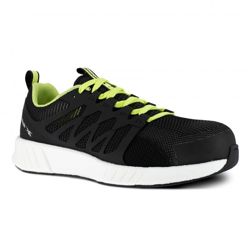 Zapato de seguridad Reebok Black lime white Sport OX S1P