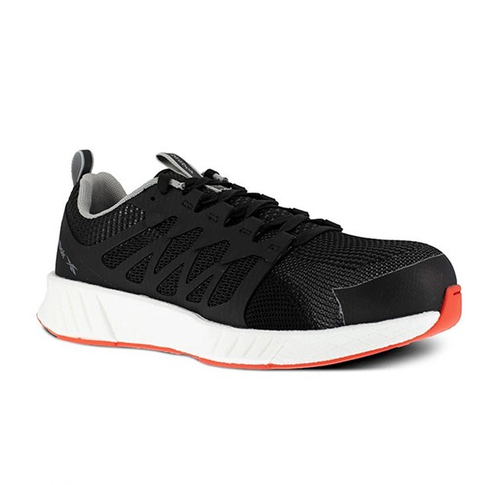 Zapato de seguridad Reebok Black white orange Sport Oxford S1P