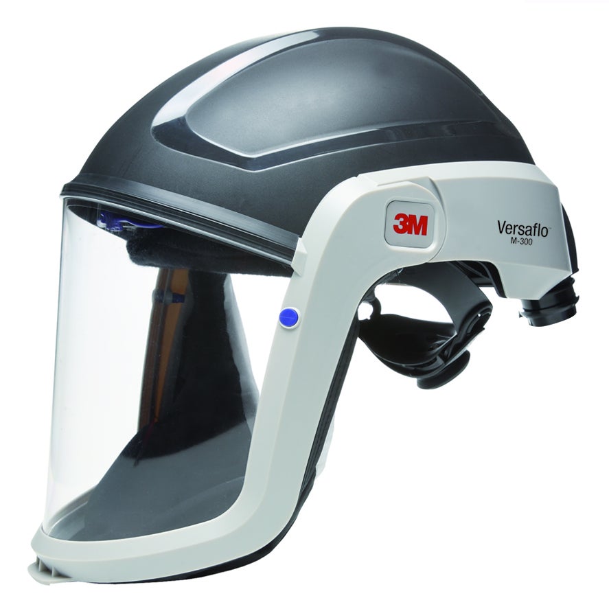 Casco con visor Pc y ajuste facial