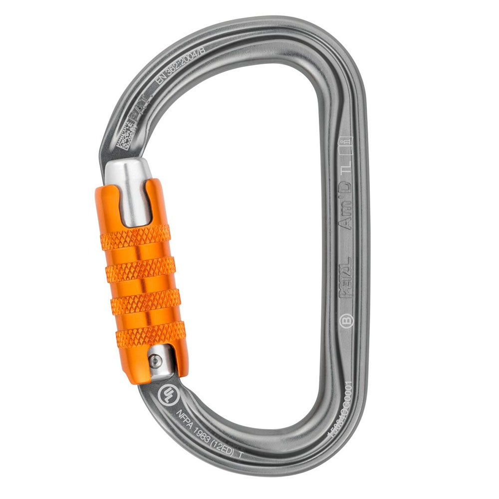 Mosquetón asimétrico ligero Petzl Am’D