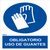 Señal Uso Obligatorio De Guantes A4