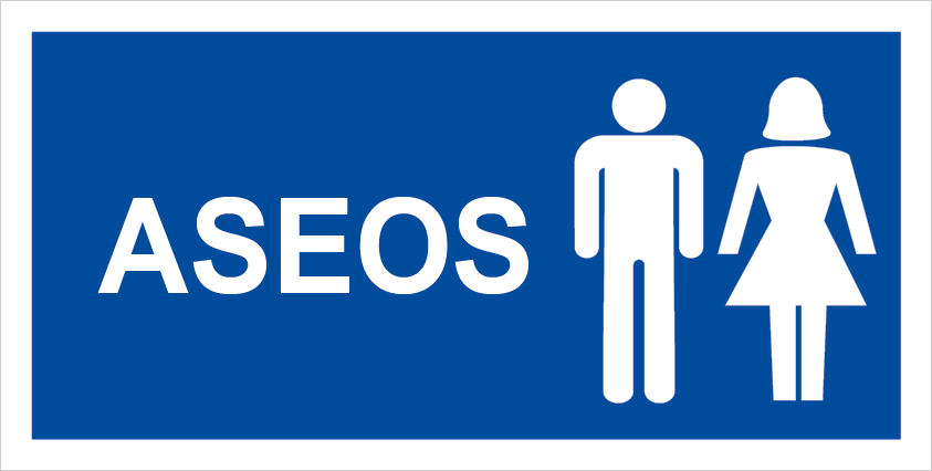 Señal Aseos Caballero Y Señora