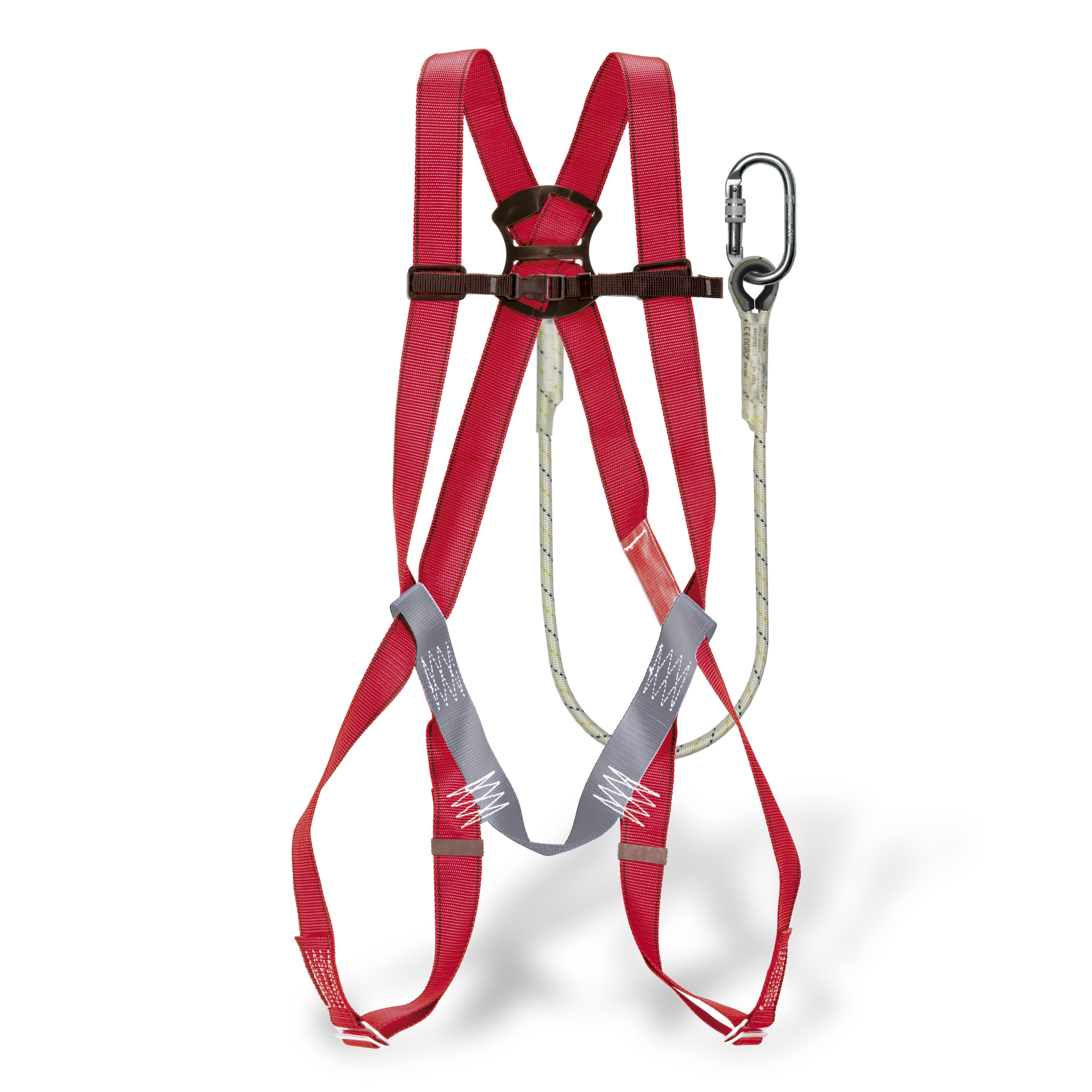 Arnés con cuerda incorporada 