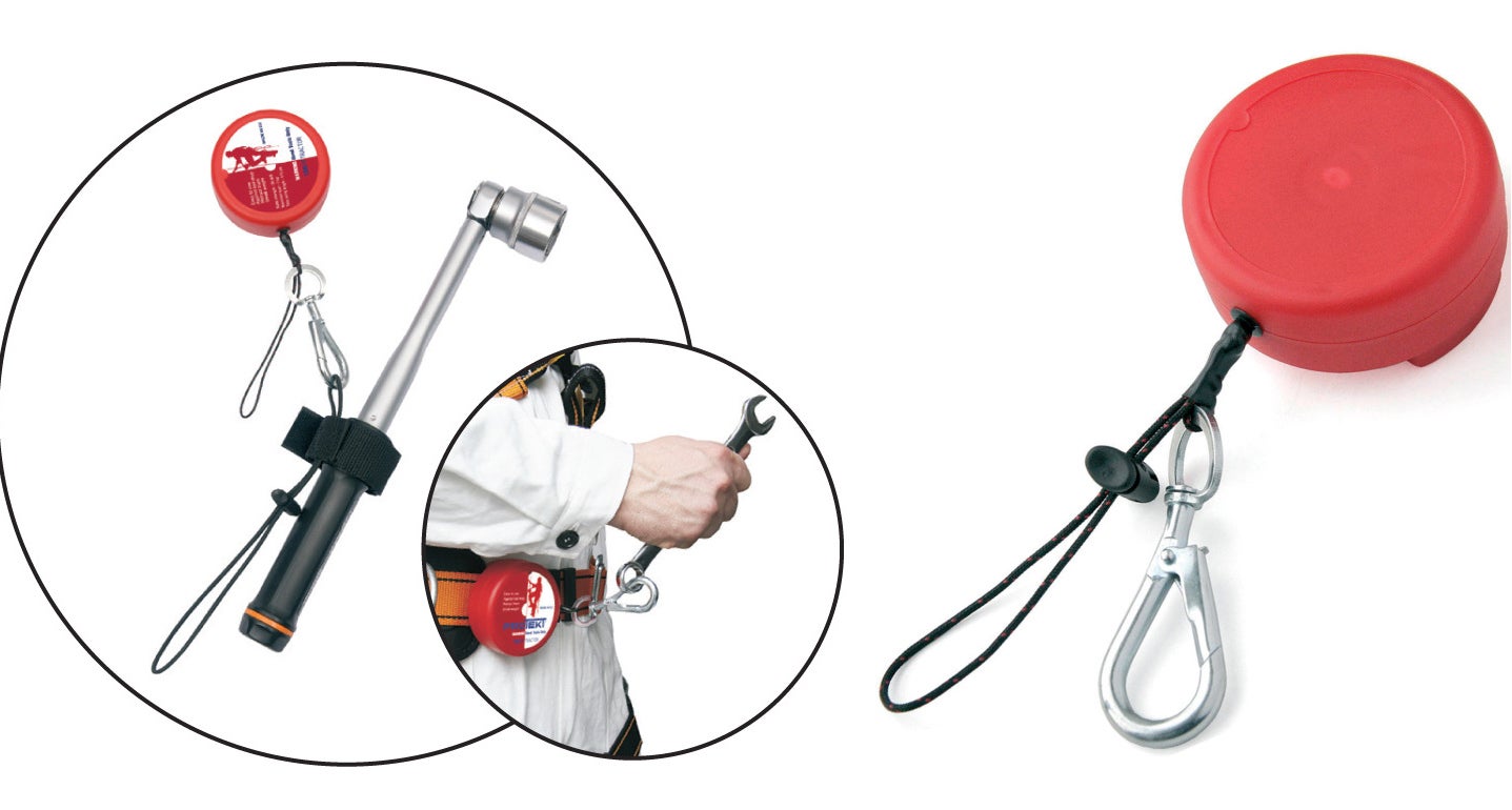 Retráctil sujeta herramientas