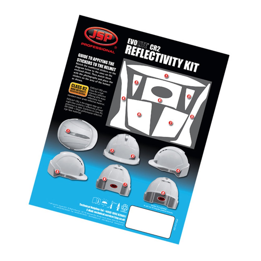 Adhesivos Reflectantes Para Casco Evo3 (10 Uds)
